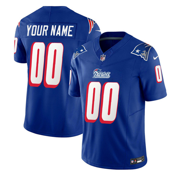 Men & Women & Youth New England Patriots Active Player Custom Blue 2023 F.U.S.E. Throwback Limited Football Stitched Jersey,We sell and wholesale Men & Women & Youth New England Patriots Active Player Custom Blue 2023 F.U.S.E. Throwback Limited Football Stitched Jersey on line form chian!